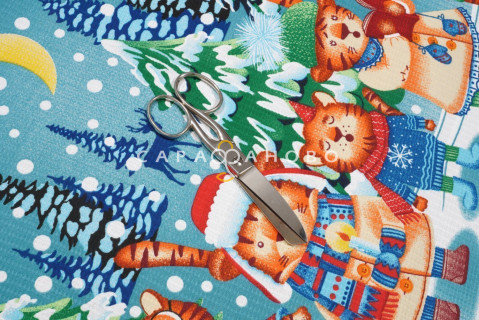 Ткань Полотно вафельное 50 см рис 29056 вид 1 Лайв шоу