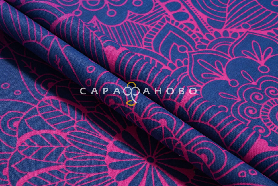 Ткань Бязь 220 см рис. 12492-1 Энигма, фото 2