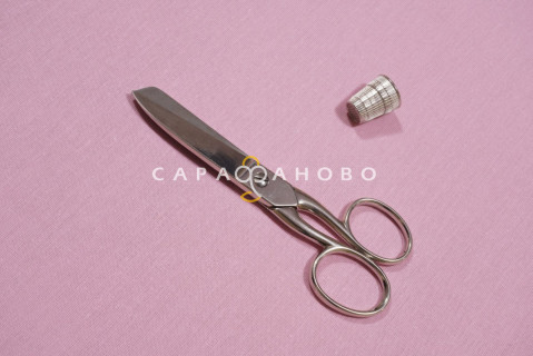 Ткань Бязь 150 см 140 гр рис. 7/1 Розовый глк