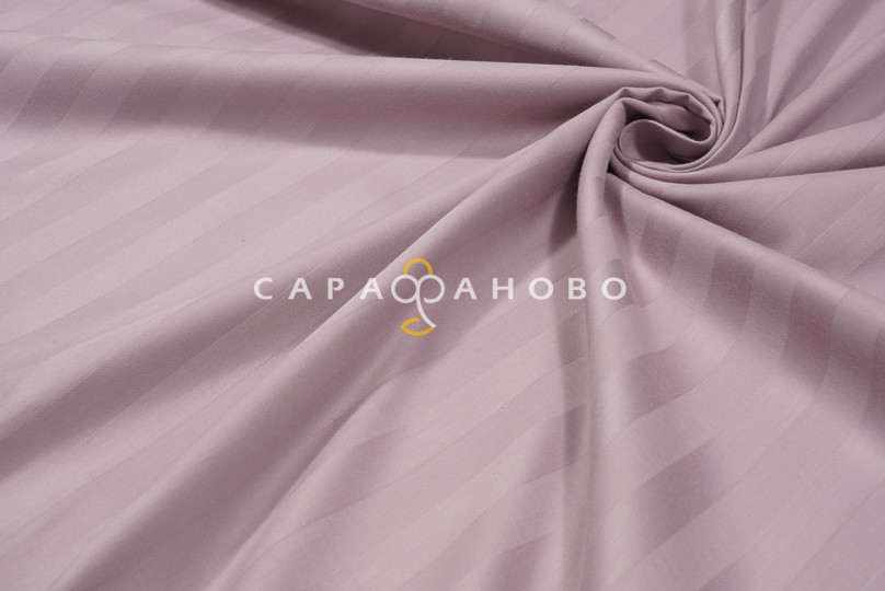 Ткань Сатин Страйп 1х1 250 см 120 гр цвет Кофейный 86034/11, фото 2