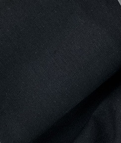 1-24Б Ткань крашеная п/лён 240гр. ш. 150 Черный, фото 1
