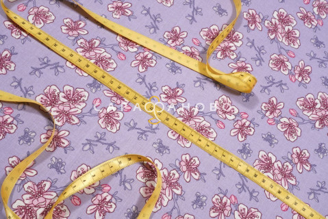 Ткань Ситец 150 см рис 20752-3 (На отрез)