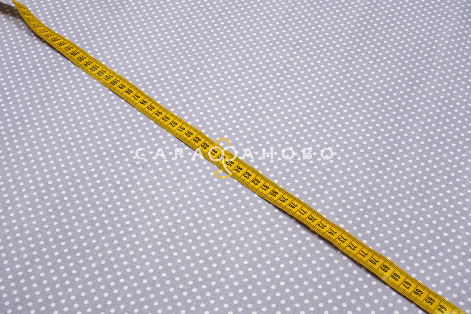 Ткань Бязь 150 см 120 гр Мелкий горошек 1590-17, фото 4