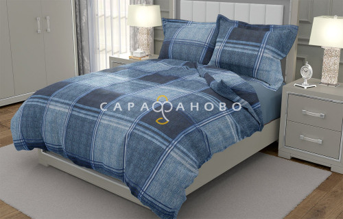 Ткань Бязь 220 см рис 15923 вид 1 Tweed основа На отрез