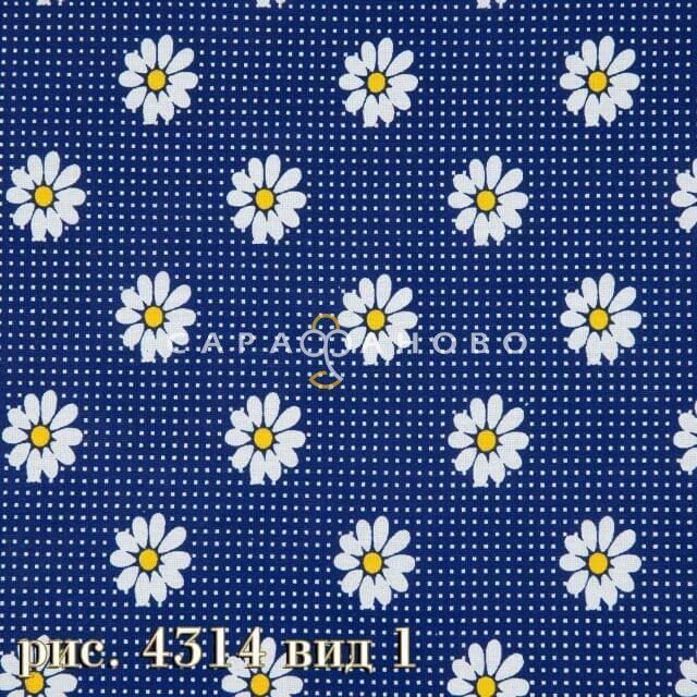 Ткань Бязь 150 см Плательная Коллекция рис 4314 вид 1, фото 1