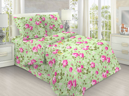 Ткань Бязь 150 см 120 гр рис 0380/1 зеленый