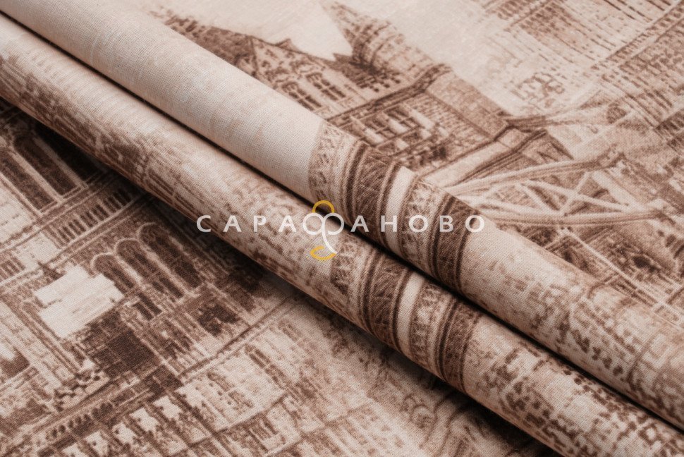 Ткань Бязь 220 см "Oxford" рис 6456 вид 1, фото 4