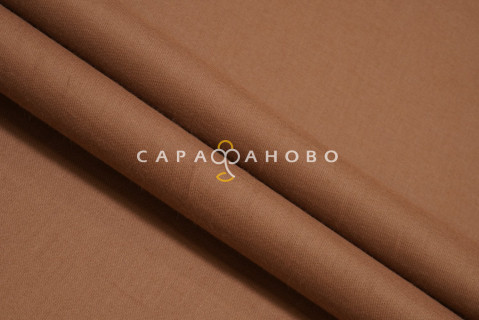 Ткань Сатин 220 см "Коричневый" рис 70047