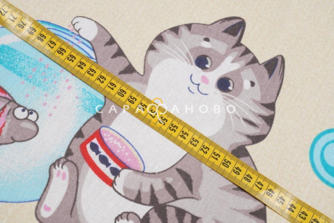 Ткань бязь детская коллекция 150 См. Коржик (494-3)