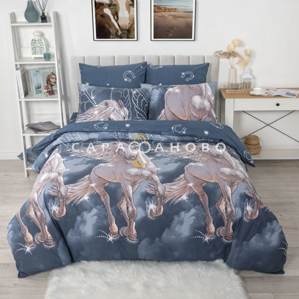Ткань Бязь 220 см 120 гр рис 13428-1 пегас комп., фото 1