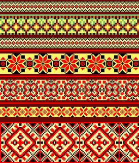 Ткань вафельное полотно рис 1214 вид 1