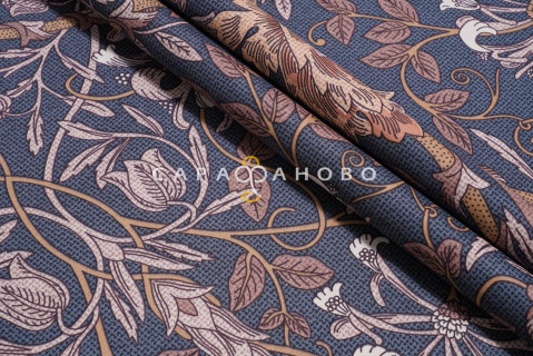 Ткань Сатин 220 см рис. 23106-1 Морис (основа)