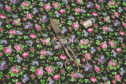Ткань Ситец 80 см рис 6955-3 (На отрез)