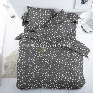 Ткань Бязь 150 см рис 13165 вид 17 "Звезда в серебре"