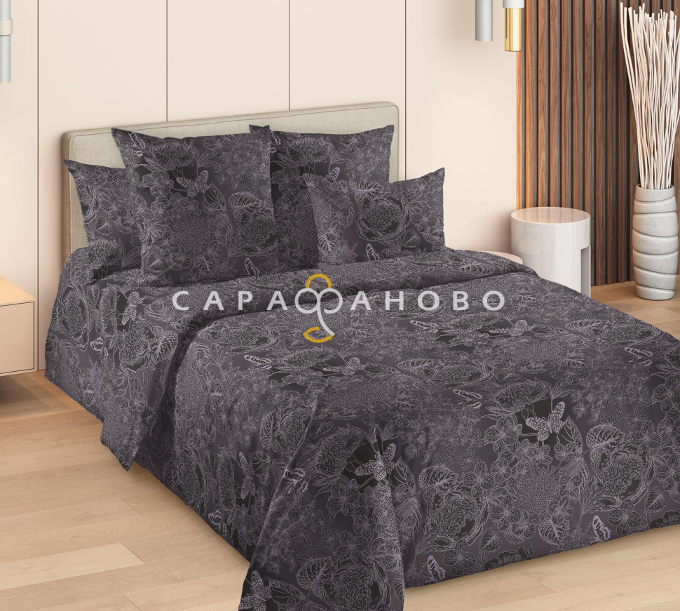 Ткань Сатин 235 см 120 гр рис Золотое сияние вид 2 (компаньон), фото 1