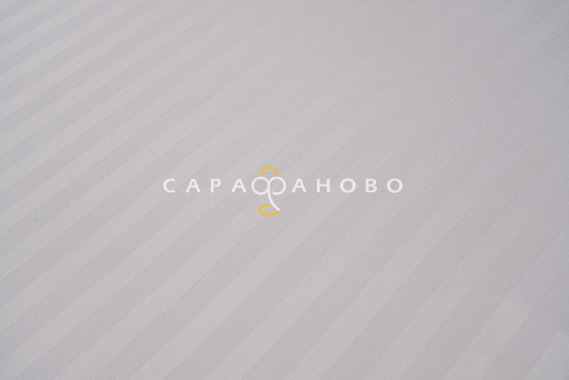 Ткань Сатин Страйп 1х1 250 см 120 гр цвет Серый 86063/13, фото 4