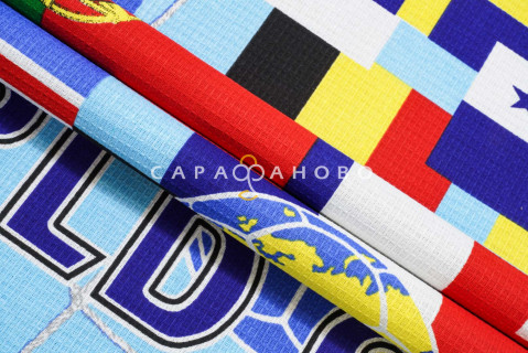 Ткань Полотно Вафельное 150 "Спорт" рис 10979-1