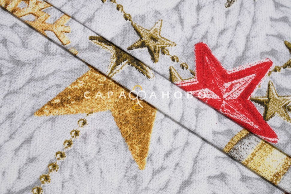 Ткань Дорожка набивная 50 см "Новогодняя звезда" рис 30044 вид 1 На отрез, фото 8