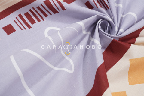 Ткань Бязь 150 см 135 гр рис 1162/1