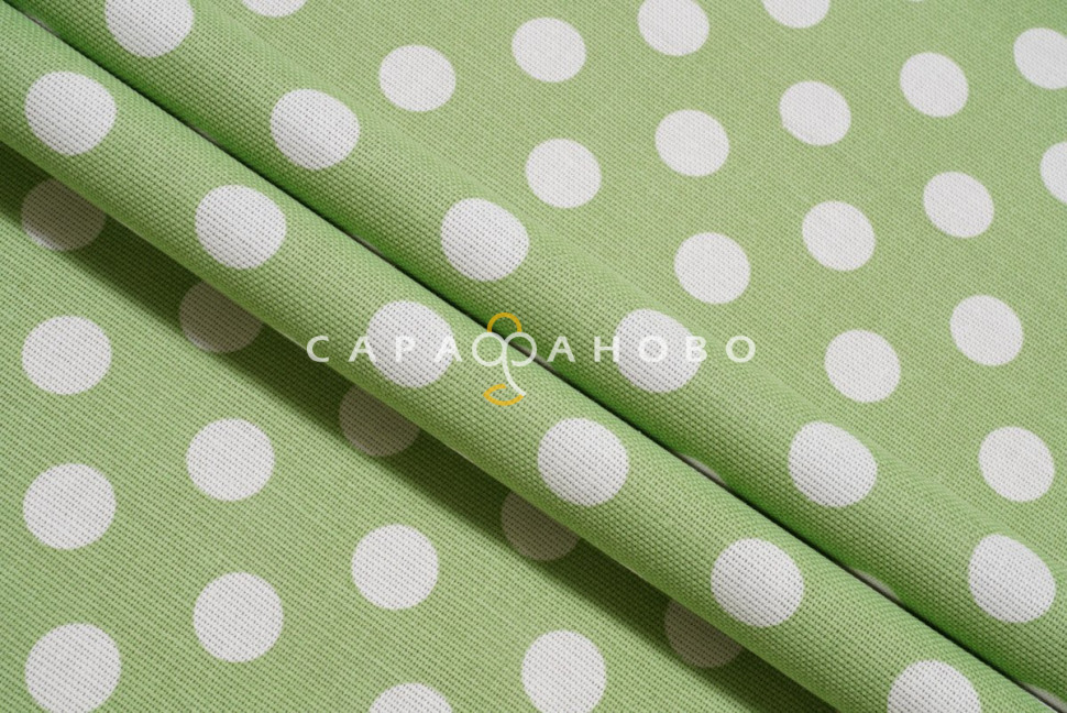 Ткань Рогожка 150 см №568-9п Горох На отрез, фото 6