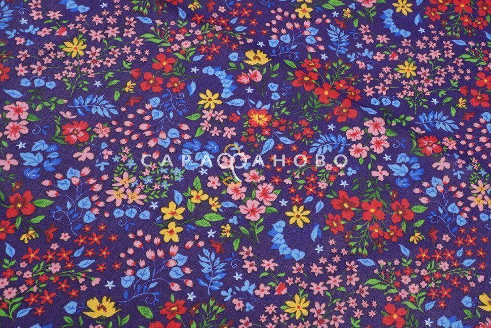 Ткань Ситец 80 см рис 21219 вид 2 (На отрез), фото 4