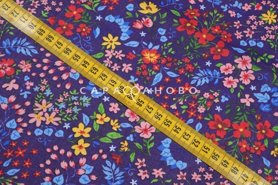 Ткань Ситец 80 см рис 21219 вид 2 (На отрез), фото 5