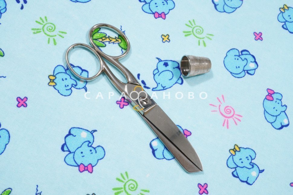 Ткань Фланель 90 см рис.  5263-1 "Добрый слоненок", фото 6
