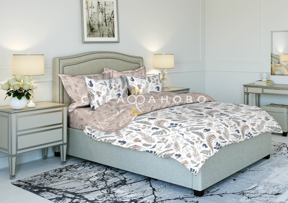 Ткань Бязь 220 см рис. 9631+9632(1) "Тори+ комп", фото 1