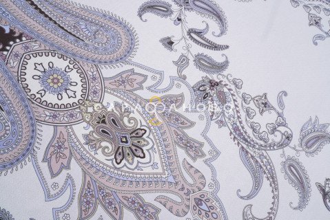 Ткань Поплин  220 см рис. Латифа 12497/1 (основа)