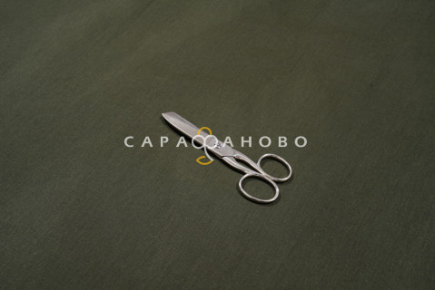 Ткань Бязь 150 см 140 гр рис. Оливковый вид 3/6