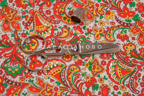 Ткань Бязь 150 см Плательная Коллекция рис 10614 вид 2
