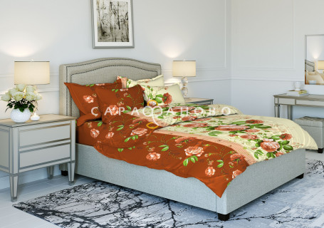 Ткань Бязь 150 см рис. 3674-4 "Ренесанс"