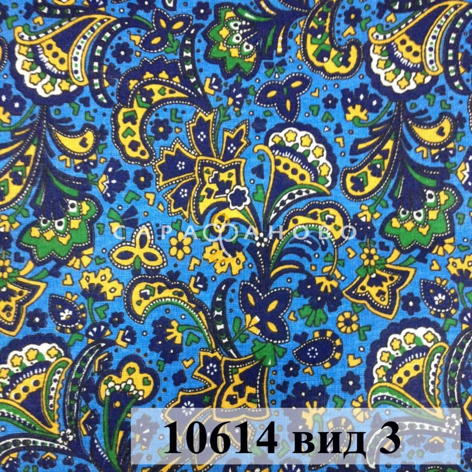 Ткань Бязь 150 см Плательная Коллекция рис 10614 вид 3, фото 1