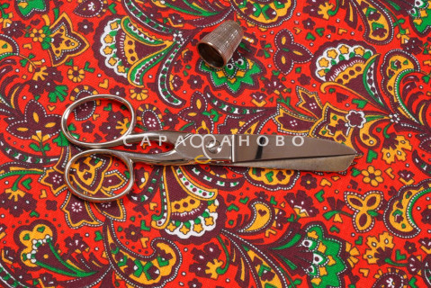 Ткань Бязь 150 см Плательная Коллекция рис 10614 вид 5