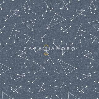Ткань Перкаль 150 см рис 64048 вид 1 "Звездное небо"