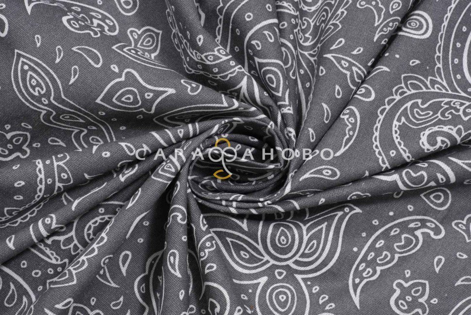 Ткань Бязь 150 см 120 гр рис. 228в8 Турецкие огурцы, фото 4