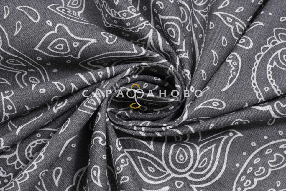 Ткань Бязь 150 см 120 гр рис. 228в8 Турецкие огурцы, фото 7
