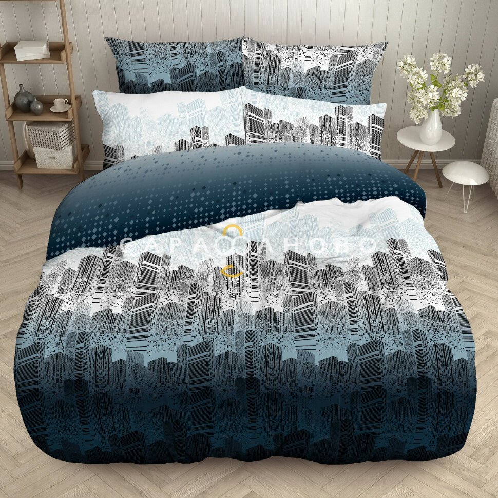 Ткань Бязь 220 см рис 70596 вид 1 Citystyle, фото 1
