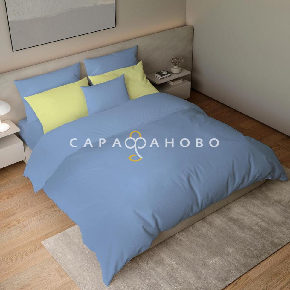 Перкаль 220 см гладкокрашеный арт. 239 86007-7 голубой АКй арт. 239 86006-13 пепельный АК 1, фото 1