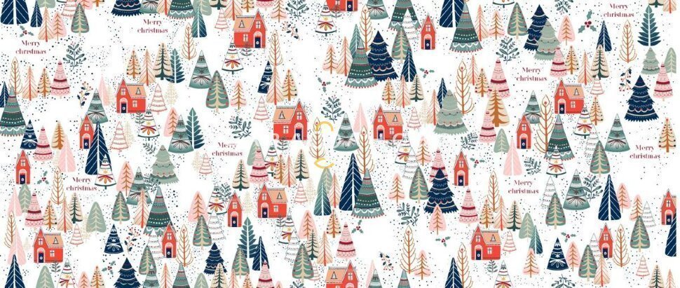 Ткань Рогожка 150 см арт. 904 рис 29039 вид 1 Merry Christmas На отрез, фото 15