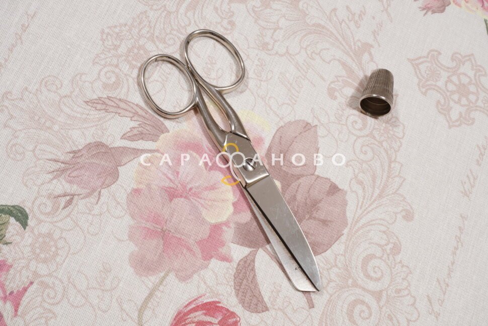 Ткань Бязь 220 см рис. 11595-1 Шебби-Шик (основа), фото 4