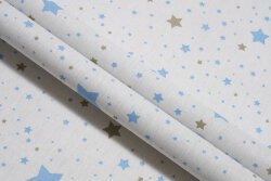 Ткань Поплин 220 см рис. 28248/4 Космонавты (компаньон)