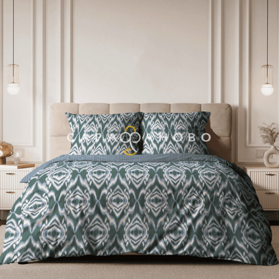 Ткань Перкаль 220 см 110 гр рис 72222 вид 2 "Гестия", фото 2