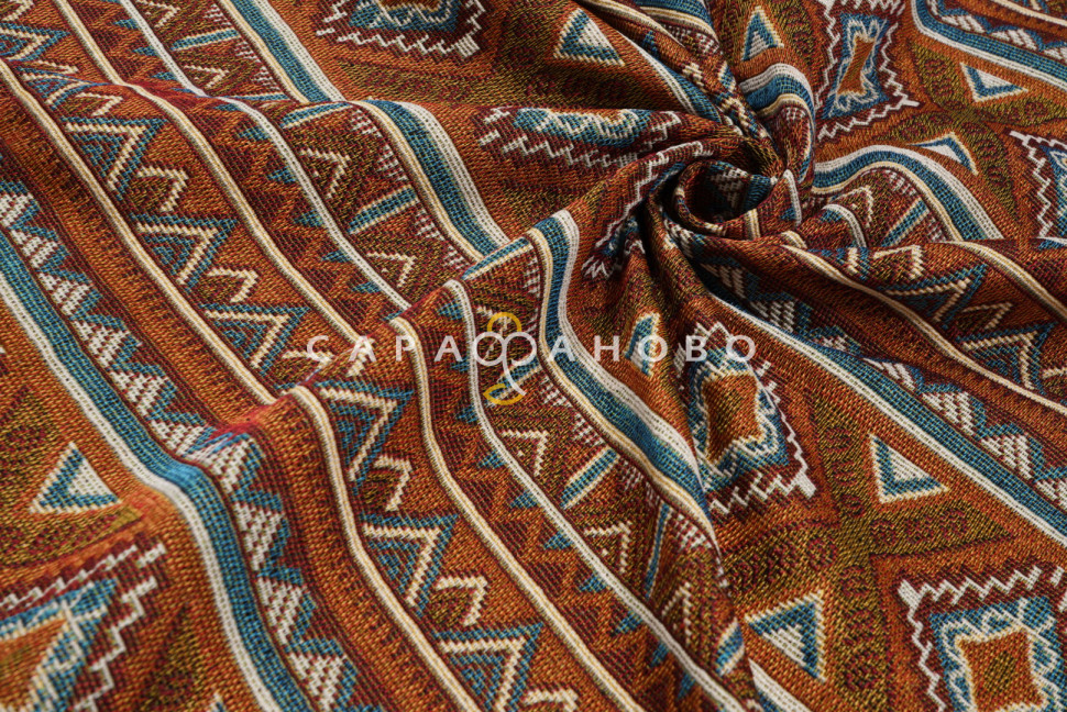 Ткань Гобелен жаккард 150 см рис KS34, фото 6