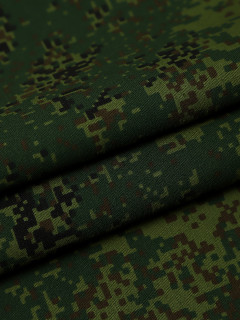 Ткань Саржа костюмная набивная 150 см, 123-1 Цифра