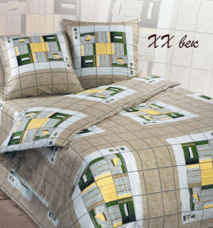 Ткань бязь 220 см "ХХ век" рис 4176 вид 1
