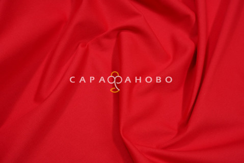 Ткань Саржа 150 см 240 гр/м2 №032 Красный