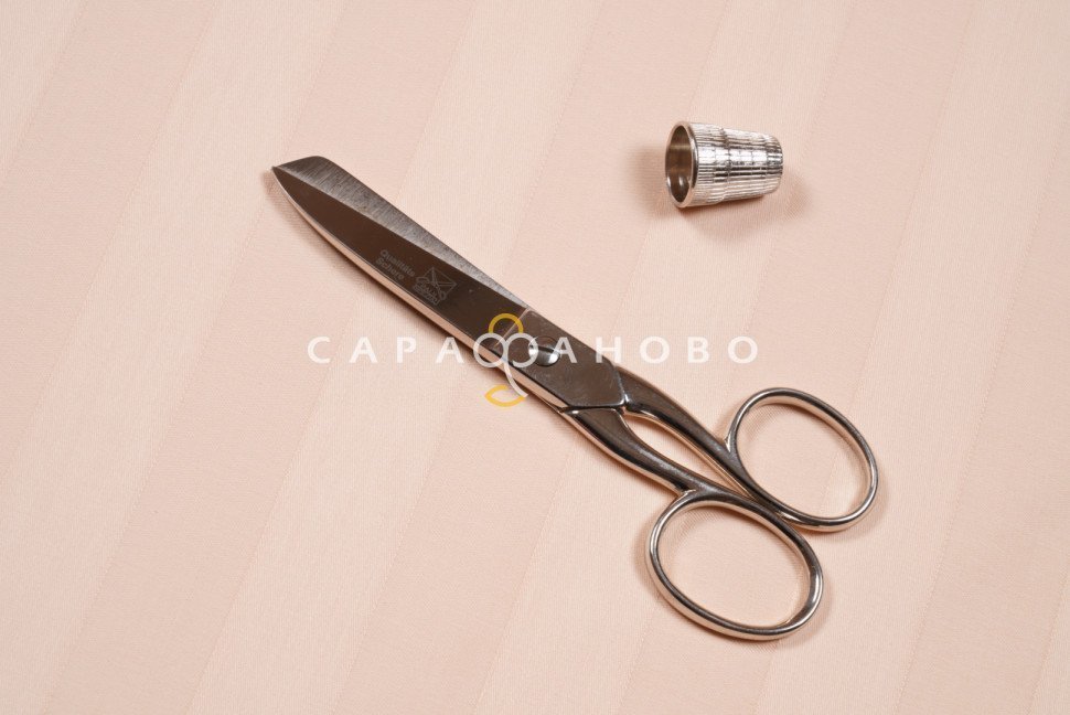 Ткань Страйп - Сатин 220 см. 3х3 гладкое крашение рис 14810, фото 4