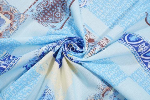 Ткань Бязь 150 см рис. Арабески вид 4