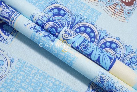 Ткань Бязь 150 см рис. Арабески вид 4